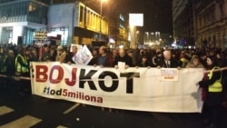 Sa 60. protesta "Jedan od pet miliona" u Beogradu 25. januara