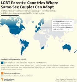INFOGRAPHIC: Countries Where Same-Sex Couples Can Adopt