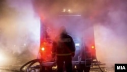 Incendiul a izbucnit în momentul în care au fost utilizate efecte pirotehnice în timpul unui concert al trupei DNA, într-un club, pe 15 martie (foto din arhivă).