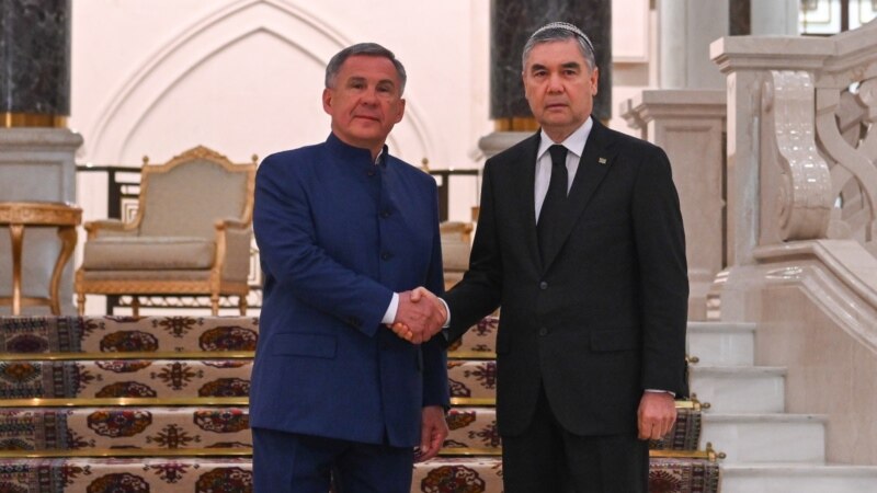 Türkmen, tatar prezidentleri Aşgabatda gepleşik geçirdiler