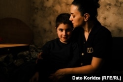 თაკო გოგალაძე შვილთან, ანდრიასთან ერთად