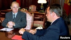 Վլադիմիր Պուտինը և Միխայիլ Լեսինը, արխիվ, 2000թ.