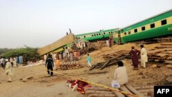 Железничката несреќа во Пакистан 