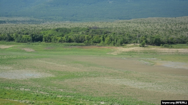 Русло реки Биюк-Карасу выше Белогорского водохранилища