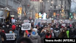 Protest "frilensera" u Beogradu (16. januar 2021.)