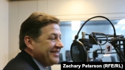 U.S. Congressman Bill Shuster (R-Pa.) during an interview at RFE/RL in Prague