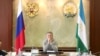 Глава Башкортостана Радий Хабиров на совещании в своем кабинете в Уфе, 26 апреля 2019 года. Архивное фото