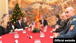 Американскиот заменик државен секретар Џон Саливан на средба со претседателот Ѓорге Иванов