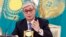 Kazakh President-elect Qasym-Zhomart Toqaev speaks to the media in Nur-Sultan on June 10.