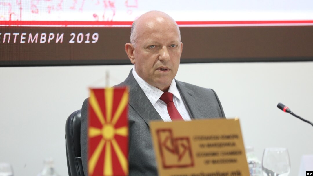 Архивска фотографија - Бранко Азески, претседател на Стопанска комора на Северна Македонија