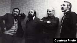 Фридрих Горенштейн, Евгений Попов, Виктор Тростников, Андрей Битов. Москва, 1980