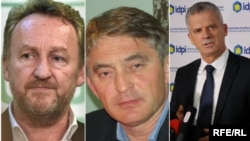 Bakir Izetbegović (SDA), Željko Komšić (DF) i Fahrudin Radončić (SBB) 