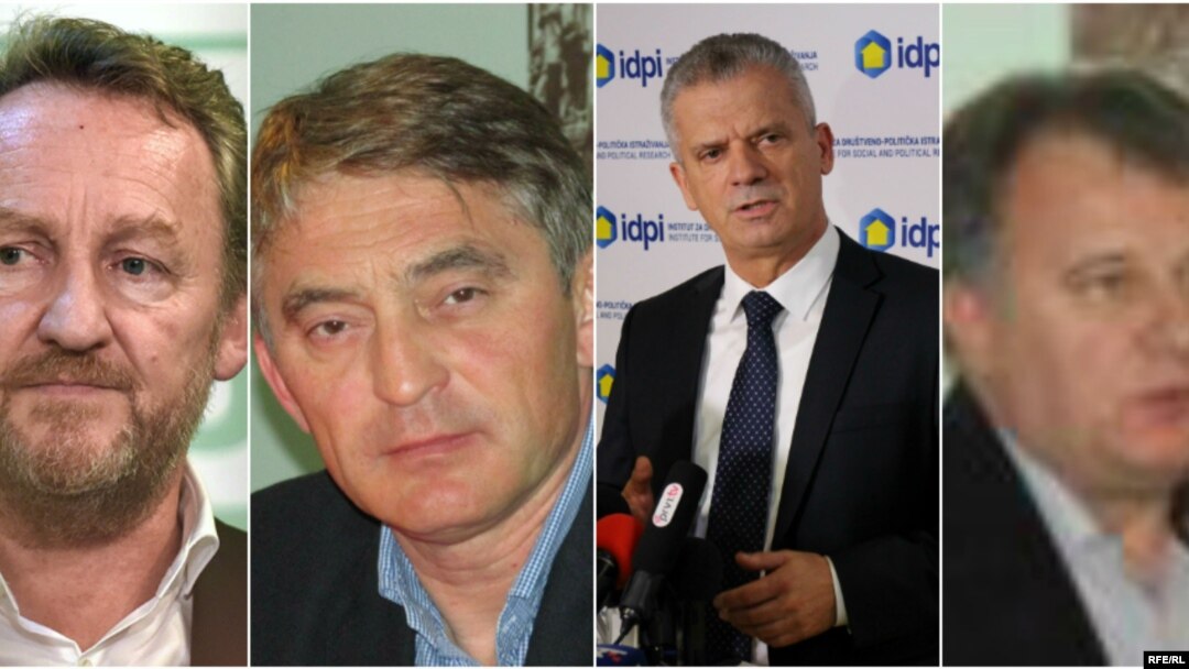 Bakir Izetbegović Željko Komšić, Fahrudin Radončić i Nermin Nikšić