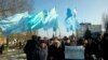Марш мира в Мелитополе в поддержку крымских татар 