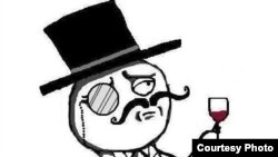 LulzSec xakerlar guruhining logosi.