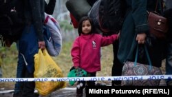 Migranti u Hrvatskoj na putu za Mađarsku, arhivska fotografija