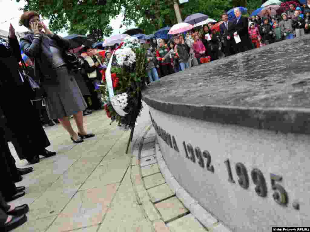 Spomen obilježje ubijenoj djeci opkoljenog Sarajeva 1992.-1995., 09.05.2011. Foto: RSE / Midhat Poturović 