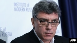 Оппозиционный политик Борис Немцов. 