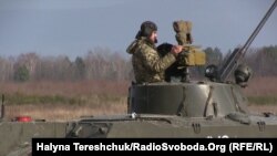 Українські військові на Яворівському полігоні