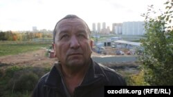 Абдували Мамадалиев Химки чиқинди полигонида.