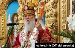 Patriarch Filaret of the Ukrainian Orthodox Church of Kyiv (file photo)