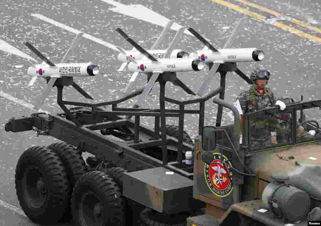 Израильские ракеты Spike на вооружении южнокорейской армии