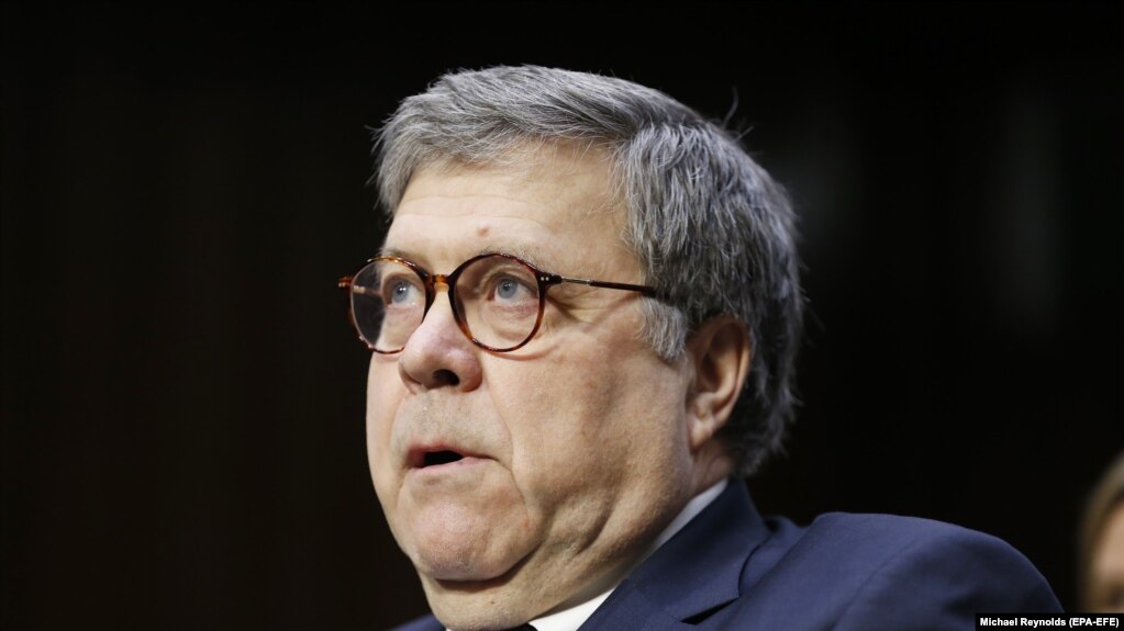 Ministrul american al justiției, William Barr, ianuarie 2019