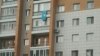 Казахстанский флаг на балконе Жандоса Курманбаева, из-за которого ему выписали штраф. Астана, февраль 2015 года. 