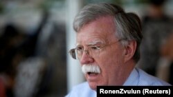 Ҷон Болтон ҳангоми сӯҳбат бо Reuters. 21 августи соли 2018
