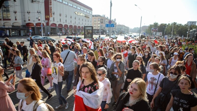 Belarusda Lukaşenka garşy protestler dowam edýär, tussag etmeler habar berilýär