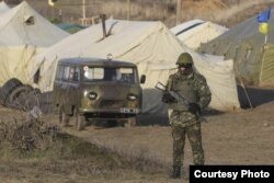 На Чонгарі, березень 2014 року. Фото з особистого архіву Сергія Куза