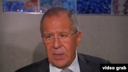 Russian Foreign Minister Sergei Lavrov said there is no proof of Russian meddling in the U.S. election