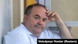 Подозреваемый в организации покушения на Бабченко Борис Герман на заседании суда. Киев, 31 мая 2018 года.
