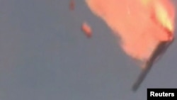 Авария российской ракеты-носителя "Протон-М" на космодроме Байконур. 2 июля 2013 года. 