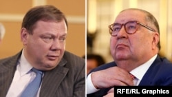 რუსი ოლიგარქები: მიხაილ ფრიდმანი და ალიშერ უსმანოვი (ფოტოკოლაჟი)