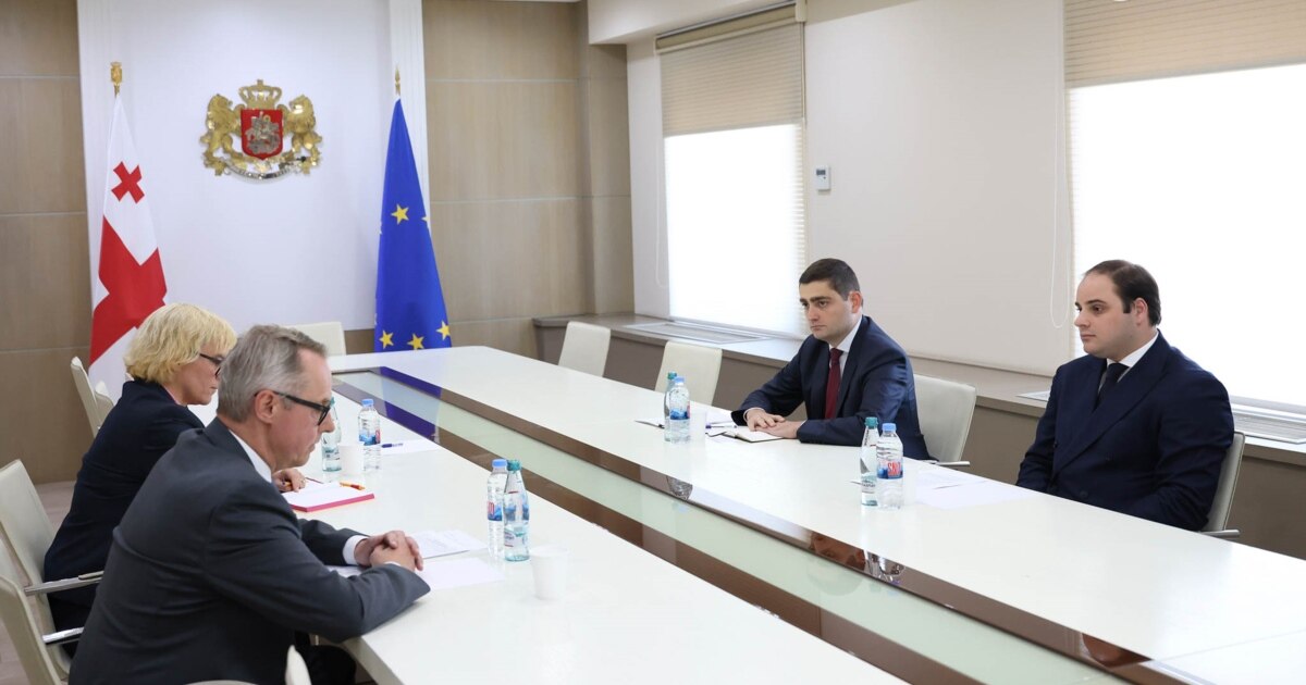 „საქართველოს მთავრობა არ არის კმაყოფილი“ - გერმანიის ელჩს მთავრობის ადმინისტრაციაშიც შეხვდნენ