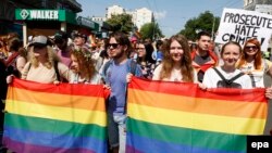 Amnesty International has slammed what it called the "repeated inaction" by Ukrainian police over attacks on the country's LGBT community. (file photo)