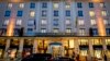 Hotelul Bayerischer Hof unde are loc Conferința de Securitate, München, Germania, 16 februarie 2023. 