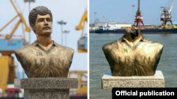 سردیس سیروس قایقران در بلوار ساحلی بندر انزلی