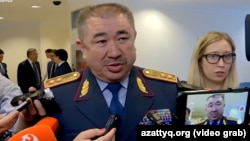 Former Kazakh Interior Minister Erlan Turghymbaev (file photo)