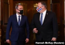 Зустріч держсекретаря США Майк Помпео з міністром закордонних справ Вірменії Зограбом Мнацаканяном, Вашингтон, 23 жовтня 2020 року