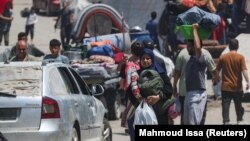 Prizori iz Gaze sa stanovnicima koji napuštaju područje nakon što je izraelska vojska naredila evakuaciju