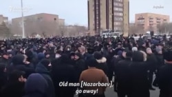 People Detained During Kazakh Fuel Protests