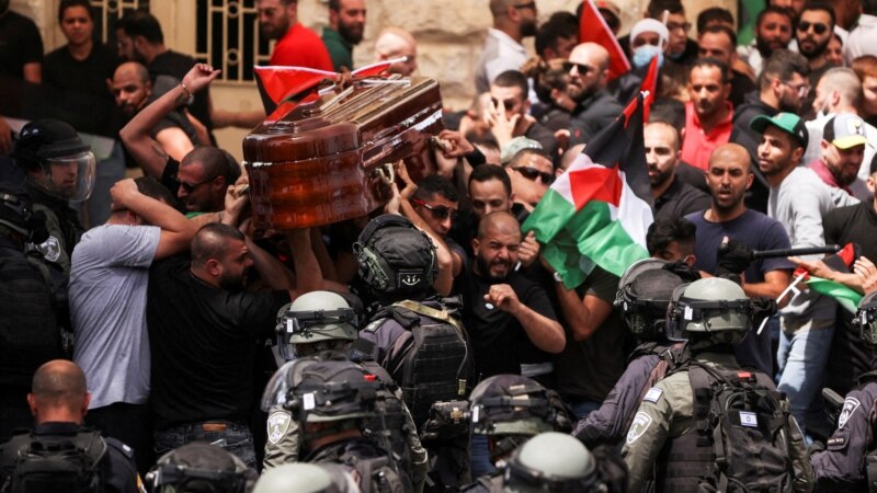Sukobi na sahrani novinarke Al Jazeere u Jerusalimu