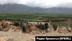 One of the stone quarries in Daghestan's Lavasha district where men claiming to be slave laborers were rescued by an NGO in May 2013.