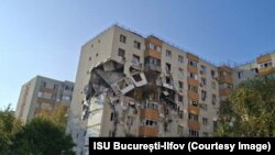 Posljedice eksplozije u naselju u Bukureštu, 17. oktobra 2025.