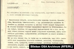 A Kossuth Rádió műsorának átirata a Szabad Európa Rádió archívumából.