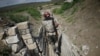 Ethnic Armenian soldiers in a trench close to the border with Nagorno-Karabakh (file photo from 2016)