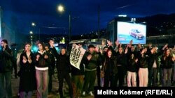 Protest u Sarajevu, 14. februar, 2026.