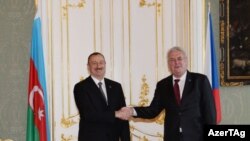 Президенты Азербайджана и Чехии – Ильхам Алиев и Милош Земан